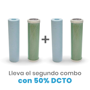 Promo Combo Cartuchos para Filtro Partículas + Metales Pesados