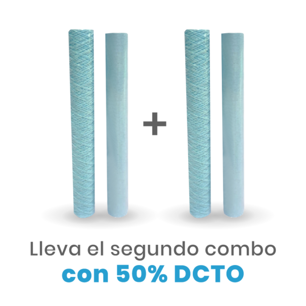 Promo Combo Cartucho Filtro Dúo 20 Sanic