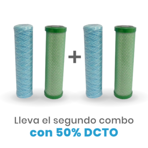 Promo Combo Cartuchos Filtro Agua Sin Tratamiento