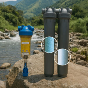 Combo Filtro Autolavable 90 micras + Filtro para Toda la Casa (3 a 5 Llaves)