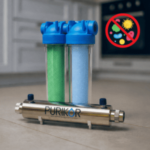 Filtro Partículas, Sabor y Desinfección para Lavaplatos