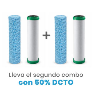 Promo Combo Cartuchos Filtro Agua Sin Tratamiento
